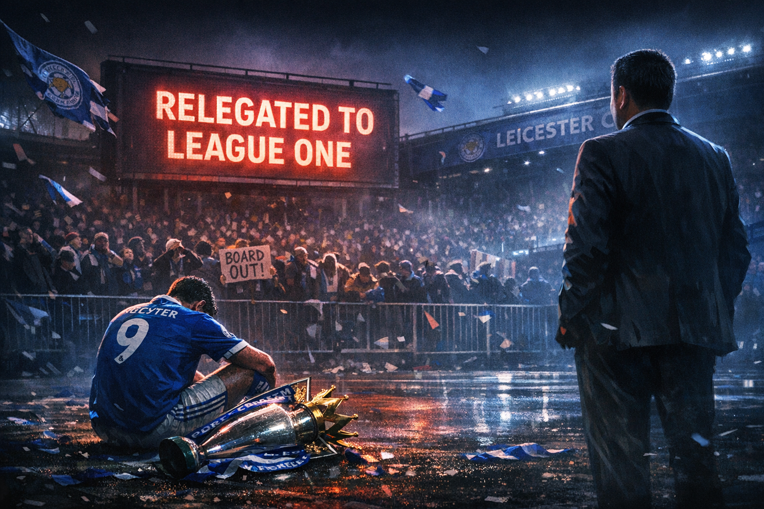 Leicester City Tumble to Third Tier Ten Years After 2016 Premier League Triumph