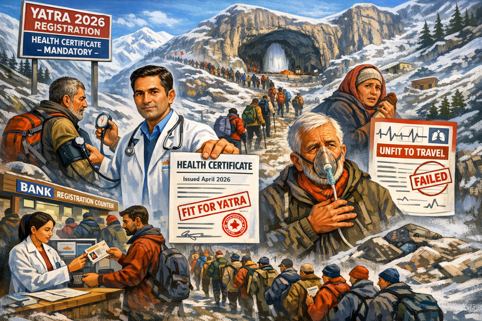 Amarnath Shrine Board Mandates Fresh Health Certificates for 2026 Yatra Registration