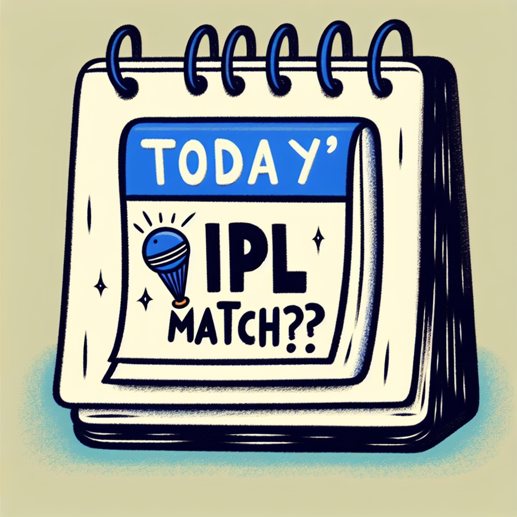 is today any ipl match